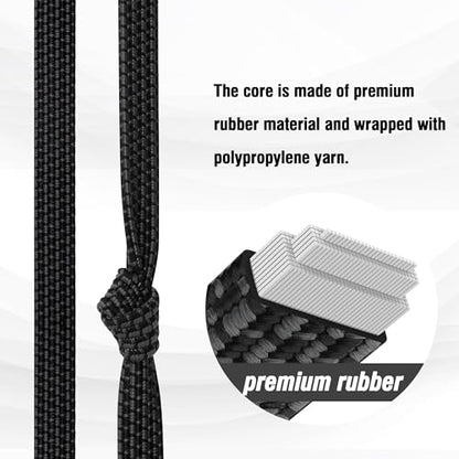 Bungee Cords with Hooks Heavy Duty (4 Count)