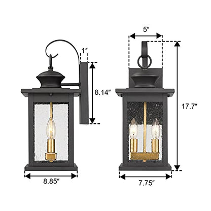 18 Inch Outdoor Wall Light Lantern