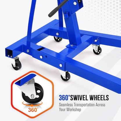 2 Ton Hydraulic Engine Hoist with Lever Stabilizer