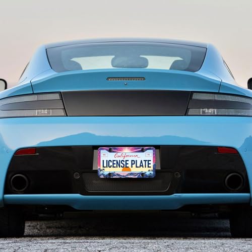 Sunset Mountain Anime License Plate Frames