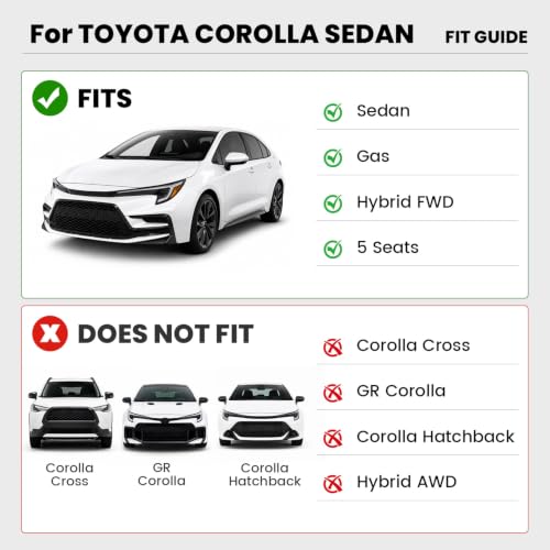 Floor Mats for Toyota Corolla Sedan 2020