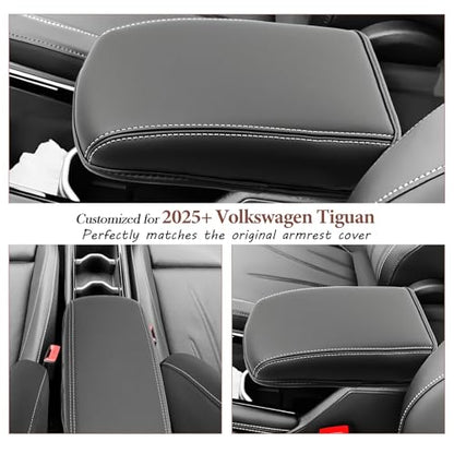 for 2025 2026 VW Tiguan Center Console Cover for 2025+ Volkswagen Tiguan