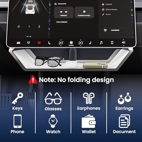 for Model Y Juniper & Model Y L Under Screen Storage Organizer 2025