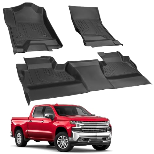 Truck Floor Mat for Silverado Sierra 1500 2500HD 3500HD 2014