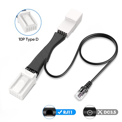 Radar Detector Power Adapter RJ11 Plug