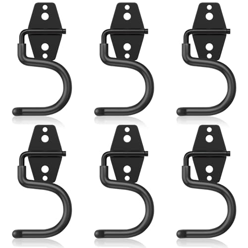 6 Pack Metal Garage Hooks