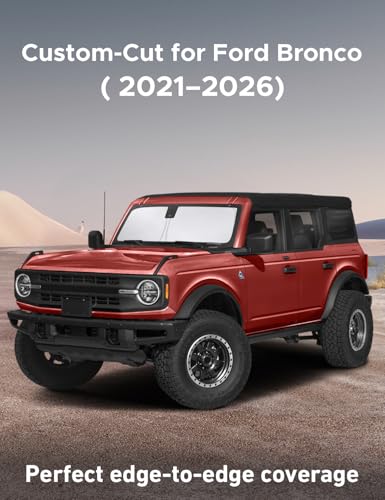 Windshield Sunshade Compatible for Ford Bronco 2021