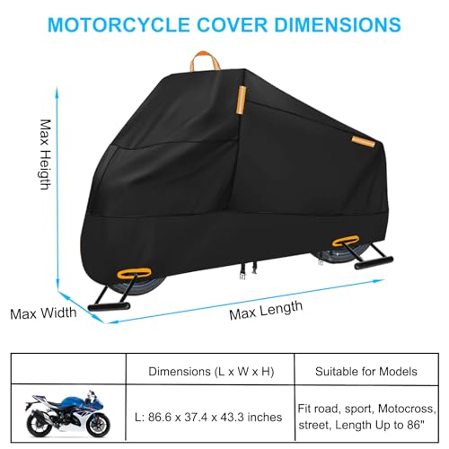 Motorcycle Cover for Ninja 250 300 650 1000 Yamaha YZF R1 R7 MT