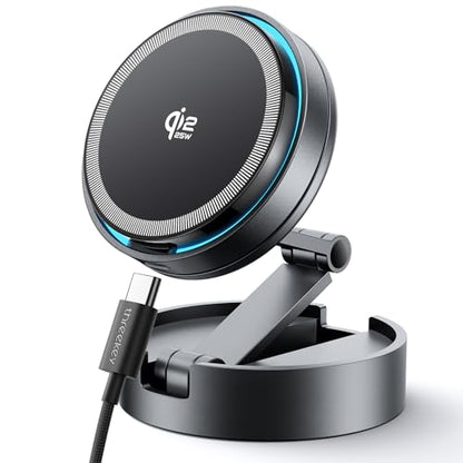 Magnetic Car Mount Charger Lite Qi2 25W Charging with Cooling Fan