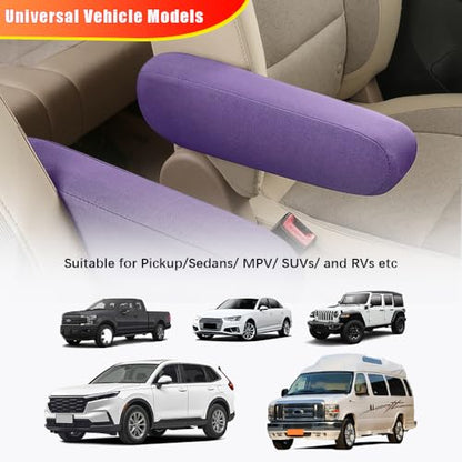 2PC Car Front Seat Armrest Covers
