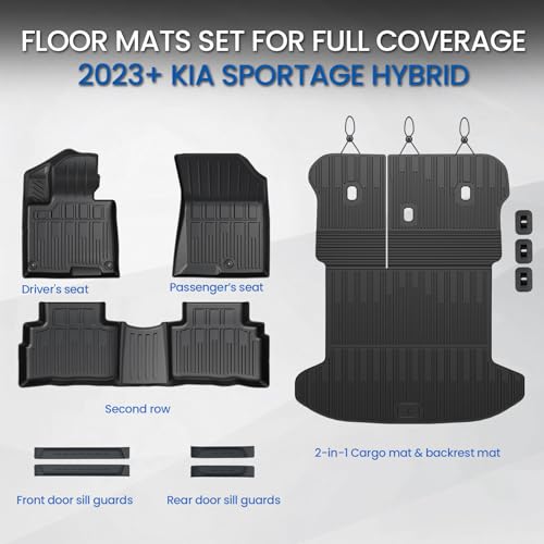 Floor Mats for Kia Sportage Hybrid 2023
