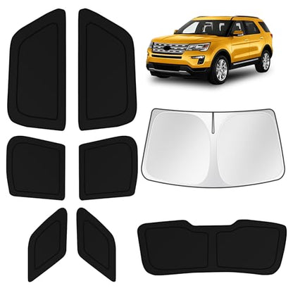 Car Window Shades for Ford Explorer 2011 (8 Count)