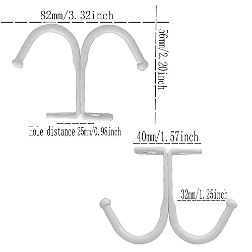 Double Prong Ceiling Hook (10 Count)