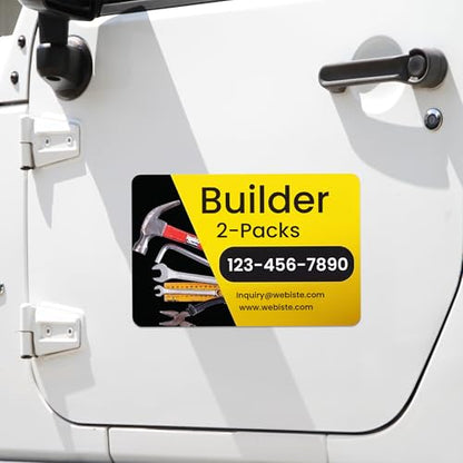 Custom Car Magnet Signs for Advertising and Promotion (2 Count)