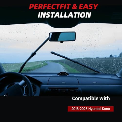 Windshield Wiper Blades Replacement for Hyundai Kona 2018