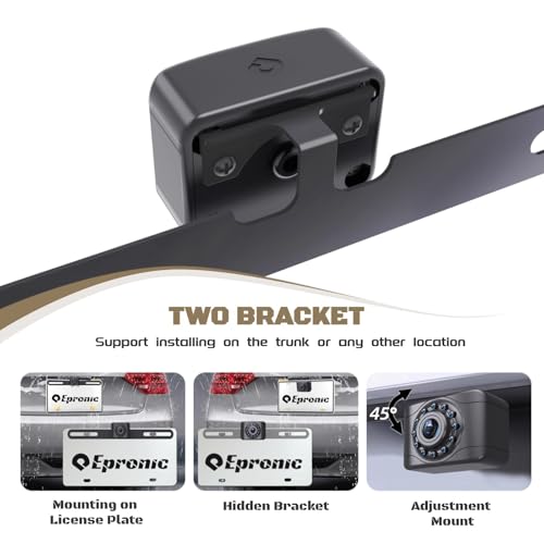 X1P HD Backup Camera License Plate Rear View Camera for Car