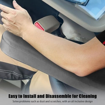 2PC Car Front Seat Armrest Covers