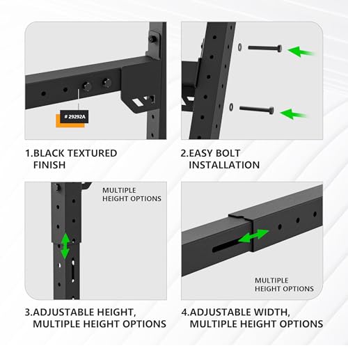 Adjustable Ladder Bed Racks Compatible with Tacoma