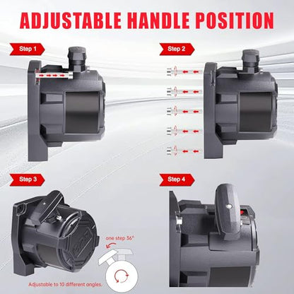 13500 lb Recovery Winch with Synthetic Rope and 2 Wireless Remotes