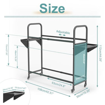 Rolling Tire Storage Rack