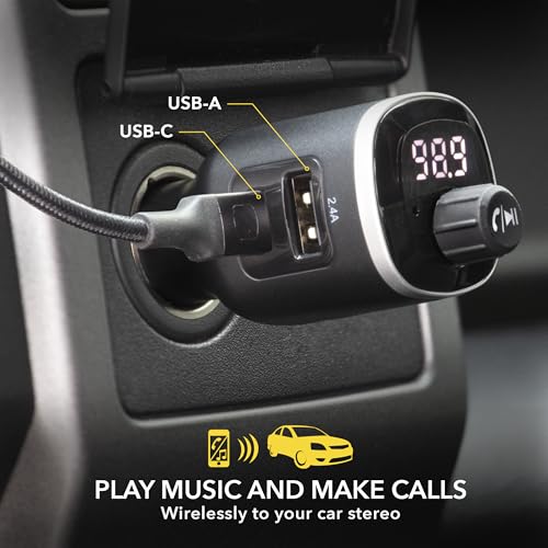 BTFM8 Bluetooth FM Transmitter Car