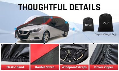 Car Cover Custom Fit for Nissan Versa 2007