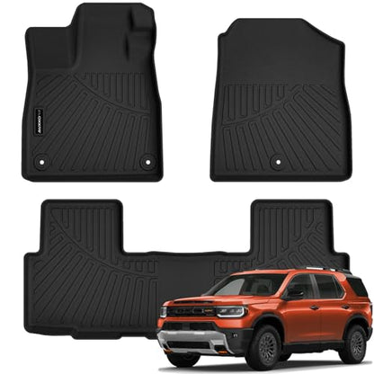 All Weather Floor Mats for Honda Passport 2026 (3 Count)