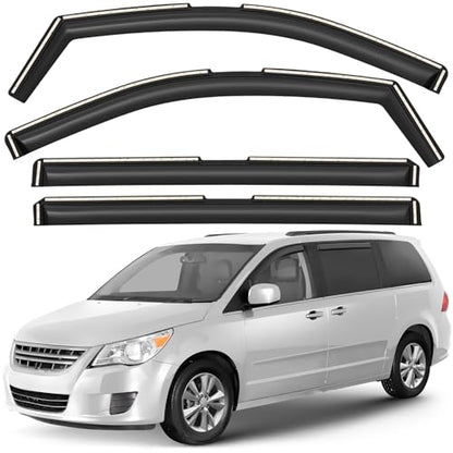 Window Deflectors Smoke Tinted In