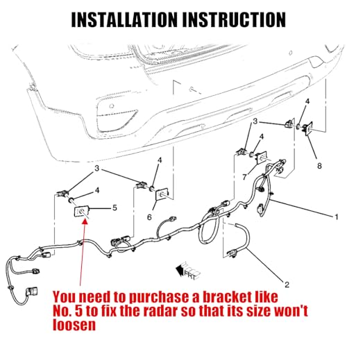 Bumper Park Assist Object Sensor
