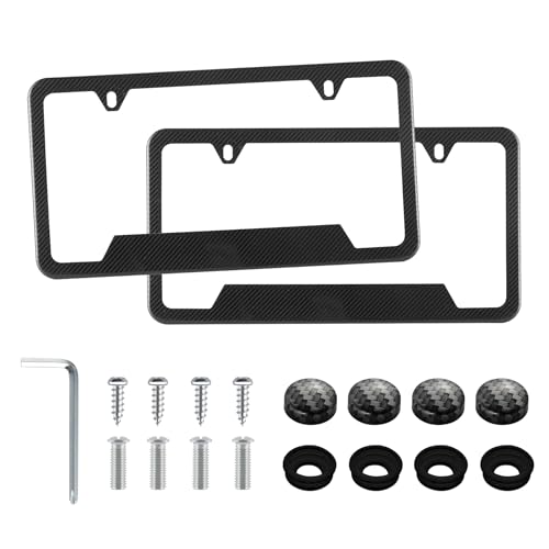 Carbon Fiber License Plate Frames