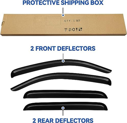 Window Visors Rain Guards for 2005 (4 Count)