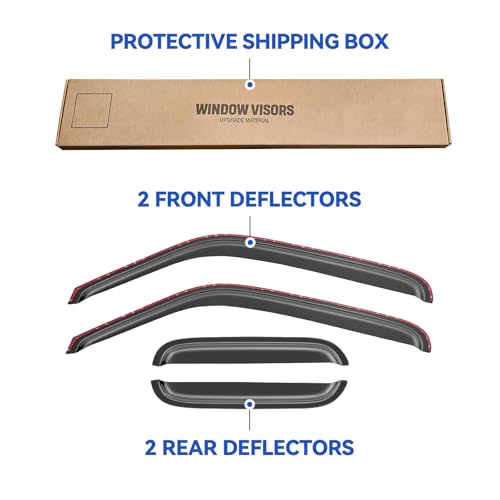 in Channel Window Visors Rain Guards for 1993