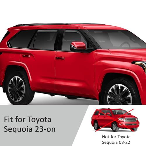 in Channel Extra Durable Rain Guards for Toyota Sequoia 2023 (4 Count)
