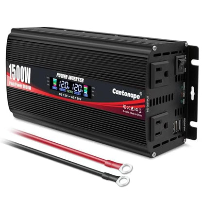 1500W Power Inverter 12V to 110V