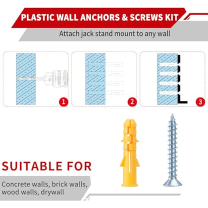 Jack Stand Wall Mount Organizer (2 Count)