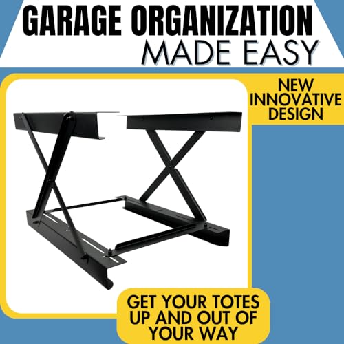 Dual Rail Heavy Duty Overhead Garage Storage System