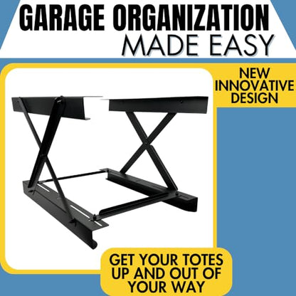 Dual Rail Heavy Duty Overhead Garage Storage System