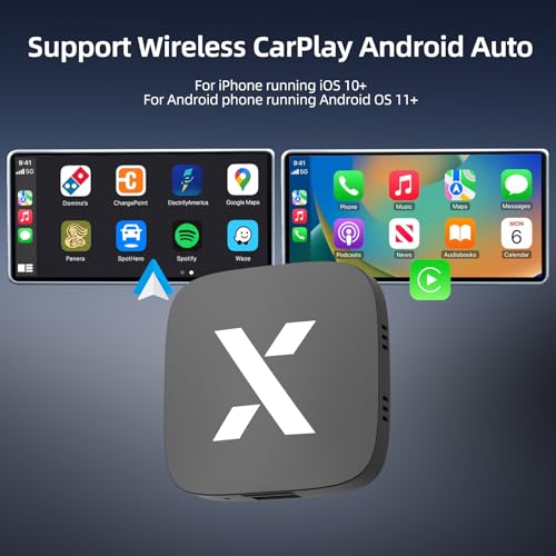 X Wireless Car Play Magic AI Box Stream YouTube Netflix Disney+