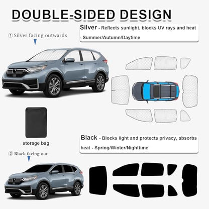 8pcs Thicken Sun Shades for Honda CR (8 Count)