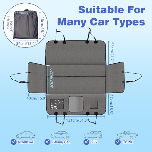 Dog Car Seat Cover for Back Seat