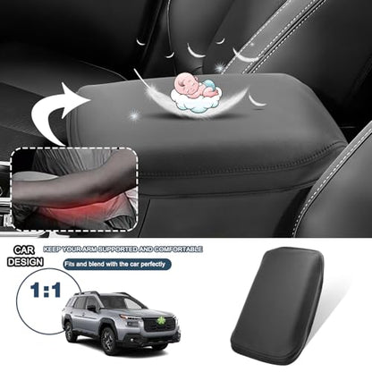 2026 Outback Armrest Cover for 2026 Subaru Outback Accessories Center Console Cover Soft Comfy Armrest Lid Cover Compatible with 2026 Subaru Outback All Trims