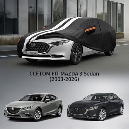 Multi Layer Car Cover Custom Fit for Mazda 3 Sedan