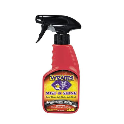 Mist-N-Shine Quick Detailer Spray - Waterless Wash - 8 oz (8 Fl Oz)