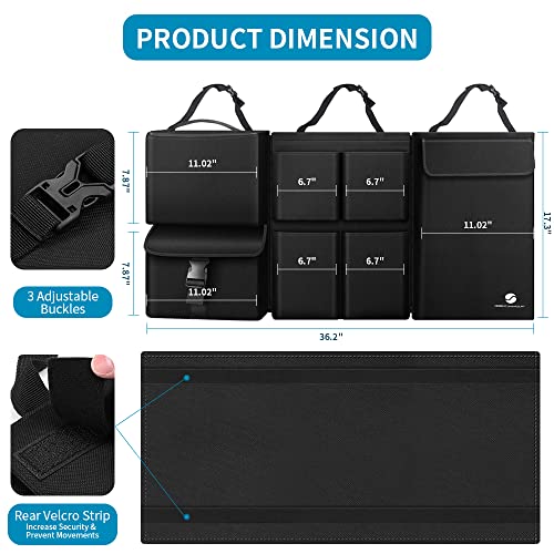Hanging Car Trunk Organizer with Cooler