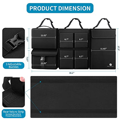 Hanging Car Trunk Organizer with Cooler
