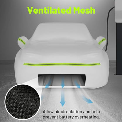 Car Cover Waterproof All Weather Custom Fit for Tesla Model 3