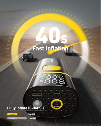 AS1 PRO Tire Inflator Portable Air Compressor