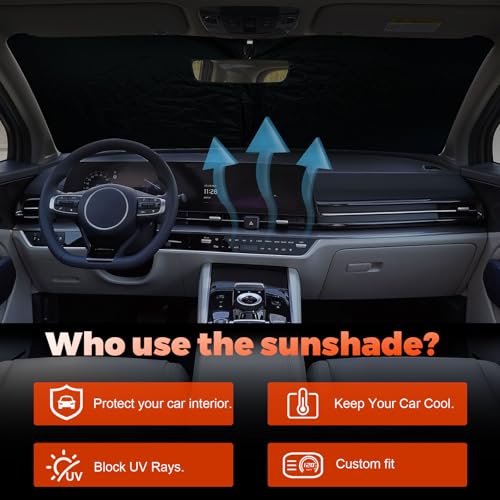 Foldable Front Windshield Sunshade fit for Kia Sportage 2018