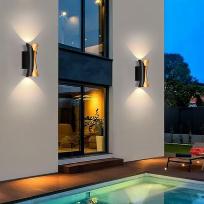 2 Pack Outdoor Wall Light (2 Count)