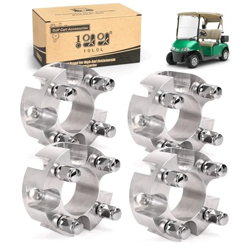 2 Inch Golf Cart Wheel Spacers Kit with Lug Nuts